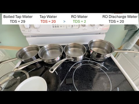 Comparing TDS on Our Reverse Osmosis System after Almost Two Years to Boiling Water for Purification