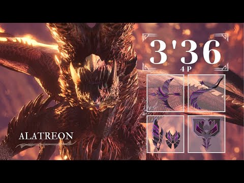 [MHWI PC] Alatreon - 3:36 LS x CB x SnS x Bow