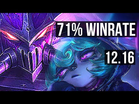 KASSADIN vs VEX (MID) | 13/0/2, 71% winrate, Legendary | EUW Master | 12.16