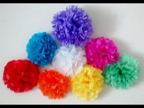 Diy How To Make Tissue Paper Flower Arts Crafts Decoration Instructables