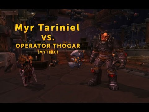 Myr Tariniel vs. Operator Thogar (Mythic) (Multi PoV Monk Tank, Off Warri, Mage)