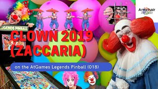 Clown 2019 (Zaccaria) on the AtGames Legends Pinball (018) - Gameplay