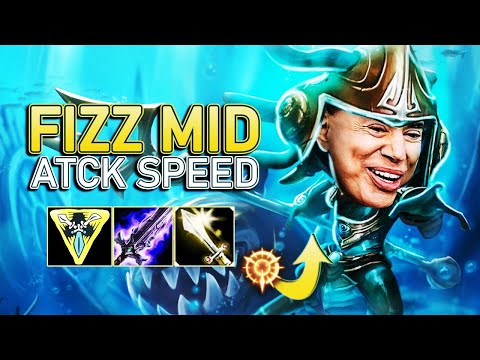 FIZZ MID ATTACK SPEED | COM ESSA BUILD VOCÊ PODE DAR DIVE ATÉ EM TANK | MEC! #359