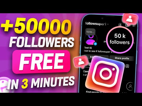 ✅ FREE INSTAGRAM FOLLOWERS 2024 - Get +50,000 Followers on Instagram for FREE! (iOS & Android)