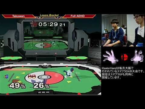 MasterHand 46 SSBM -Losers Bracket- Takuwan(Falco) vs. Full ADHD(C.Falcon)