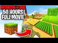 I Survived 50 Hours in ONE BLOCK SKYBLOCK in Minecraft Hardcore!