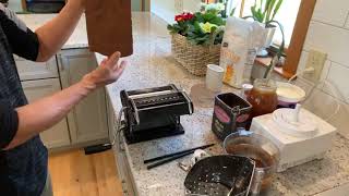 Quick Chocolate Pasta with Sauce (Full)