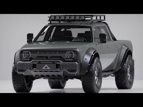 Thumbnail for Alpha Motors présente un pickup électrique : le SuperWolf by Van