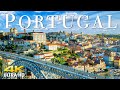 FLYING OVER PORTUGAL (4K UHD) Beautiful Nature Scenery with Relaxing Music | 4K VIDEO ULTRA HD