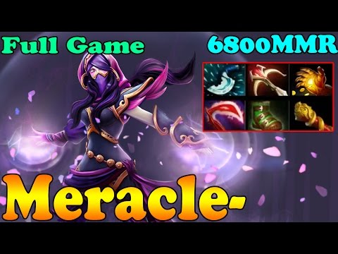 Dota 2 - Meracle- 6800 MMR Plays Templar Assassin - Full Game - Ranked Match Gameplay!