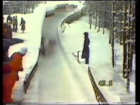 Sarajevo 1984 2man Bobsleigh Tom De La Hunty, Wolfgang Hoppe
