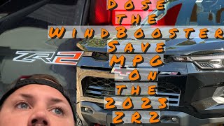 ZR2 windbooster MPG saving????????#chevycolorado #zr2 #chevy #offroad #chevyzr2 #mpg