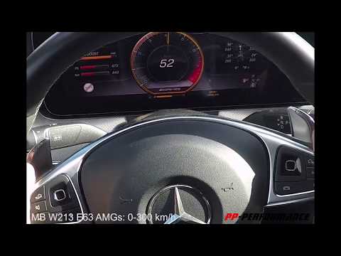 Mercedes Benz E63 AMG S PP-Performance 780PS 0-300 km/h