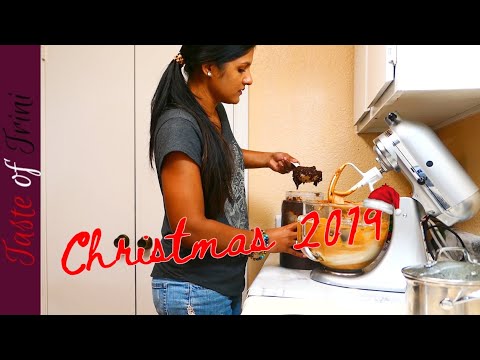Trini BLACK CAKE/RUM CAKE |Bake With ME! | Christmas 2019 | #Vlog