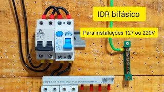 IDR bifásico para ligações 127V ou 220V