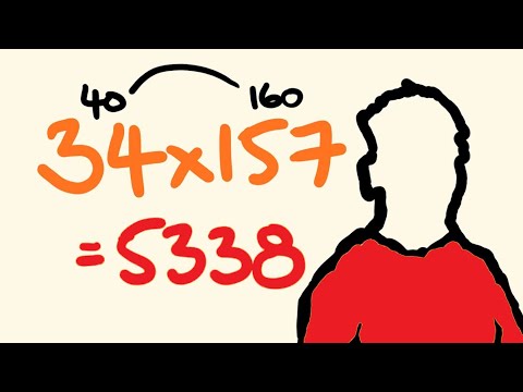 How to mentally multiply big numbers