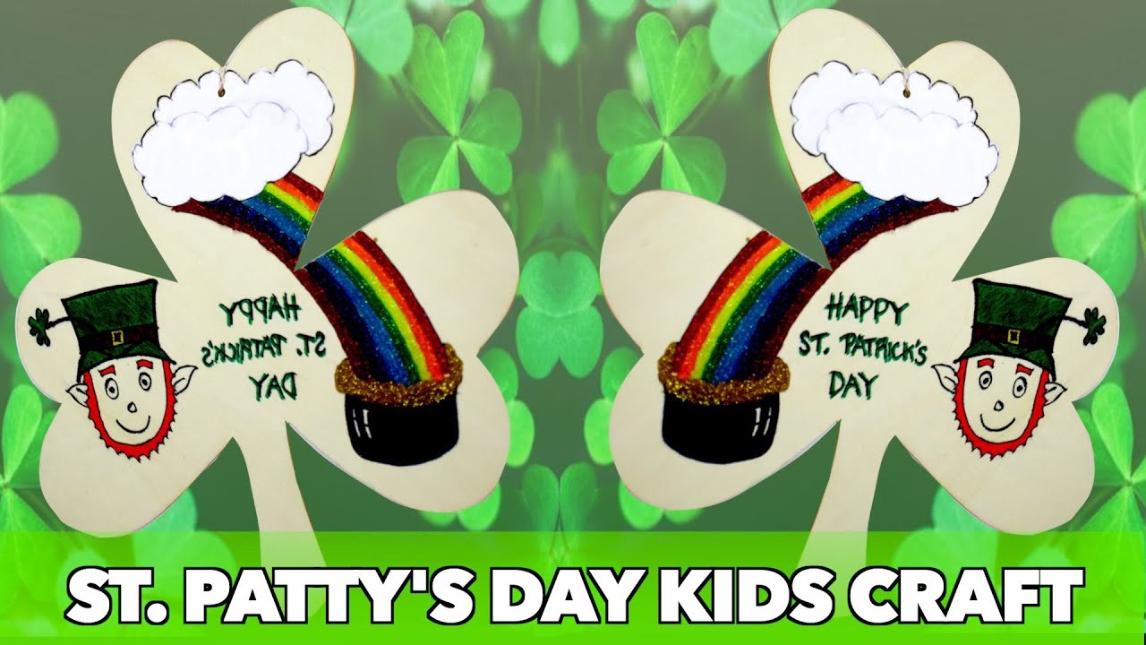 Saint Patrick's Day Shamrock Craft for Kids: Relaxing and Satisfying DIY Tutorial