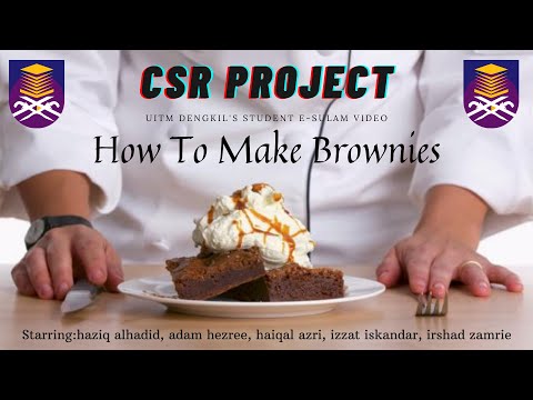 HOW TO MAKE BROWNIES (CSR PROJECT:E-SULAM)