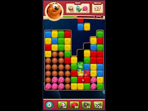 Toon Blast Level 1484 - NO BOOSTERS 🐻🐺🐱 | SKILLGAMING ✔️