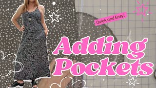 How to Add Pockets to a Dress