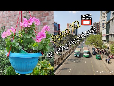 📸 Poco X2 4k video Recording test with EIS || Redmi k30 / Poco X2 Camera full Review ||