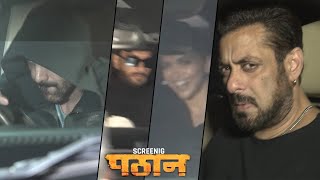 Celebrities arrives at Pathaan Grand Premiere | Salman Khan, Deepika Padukone, Ranveer Singh | YRF