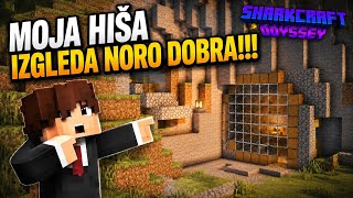 Hiša je že SKORAJ KONČANA! | SharkCraft Odyssey #2