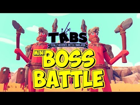 Mini Boss Battle(#9) : Chieftain Twins / Dear Friends - TABS Unit Possession Update