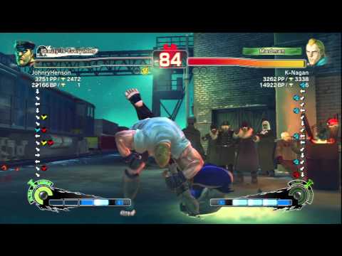 JohnryHenson (M.Bison) Vs K-Nagan (Abel) SSF4 AE Ranked Matches - PSN