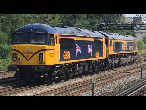 GBRF 66716 & 69001 passing South Kenton | WCML | 19/07/2021