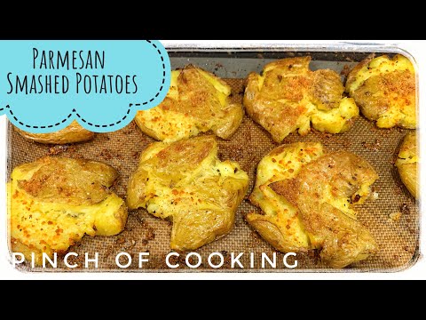 How To Make Parmesan Smashed Potatoes