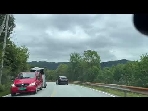 Driving From Bjørkheim Samnanger to Høysæter Norway October 25 2025 #youtube #norway 