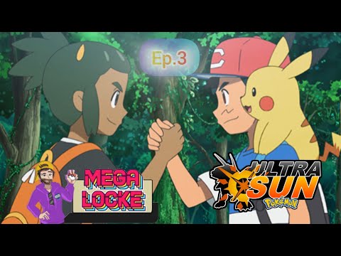 Pokémon UltraSol MEGALOCKE Ep.3 - Primer combate dificil y me sacan legendarios 😭😭😭