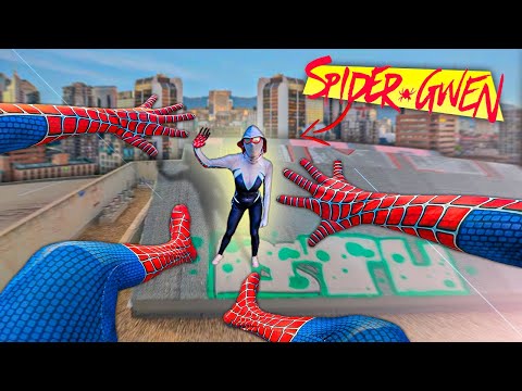 SPIDER-MAN vs SPIDER-GWEN (Epic Chase In Real Life)