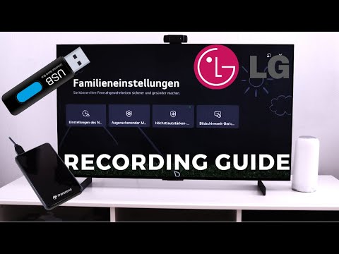 LG TV 2021 Recording Guide