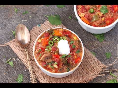 Quinoa Chili in instant | How to make Chili in Instant Pot | Healthy Recipe