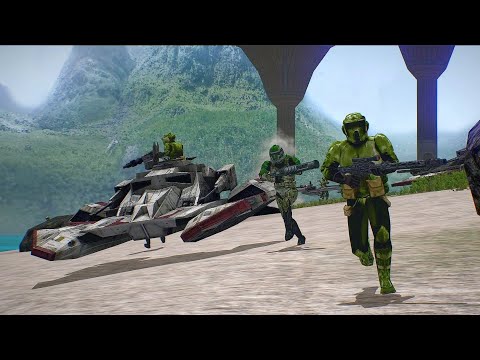 Battle of Kashyyyk - Clone Army vs Droid Army - STAR WARS BATTLEFRONT 2 NPC Wars
