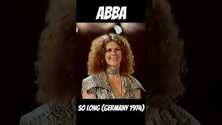 Agnetha &amp; Frida of ABBA – So Long | Germany 1974 🇩🇪✨ #Shorts