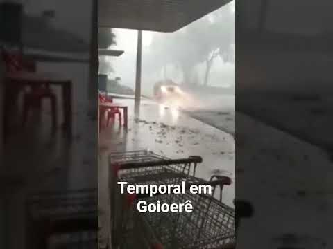 temporal em Goioerê Paraná #shots ☔☔💧💧🌊🌀🌪️🌪️🌪️🌨️⛈️🌨️