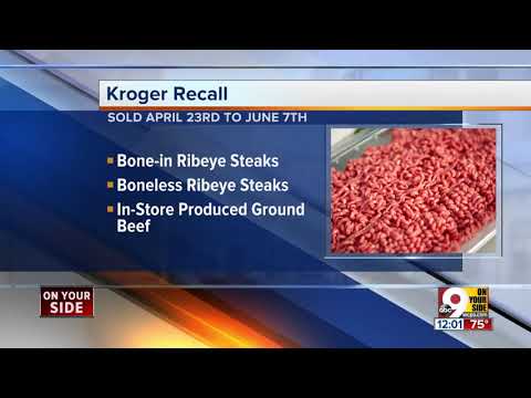 Kroger recall alert: Ribeye and ground beef products