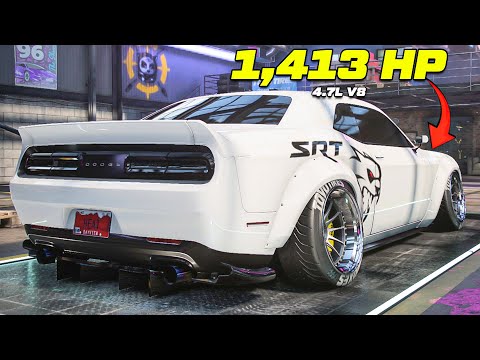 Muscle Goes MAD! Dodge Challenger SRT8 ’14 Ultimate+ Build | NFS Heat