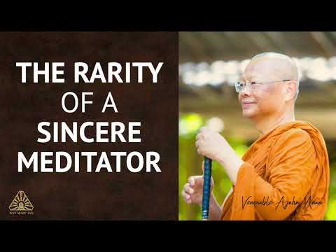 The Rarity of a Sincere Meditator | Ajahn Anan | 18 Sep 2021