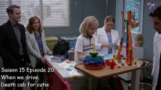 Grey&#39;s anatomy S15E20 - When we drive - Death cab for cutie