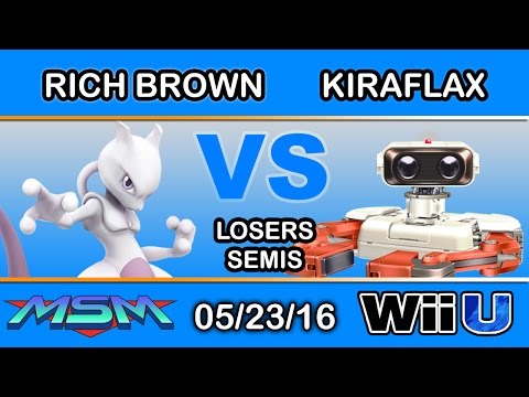 MSM 51 - Rich Brown (Mewtwo) Vs. Ronin | Kiraflax (ROB) Losers Semis - Smash Wii U