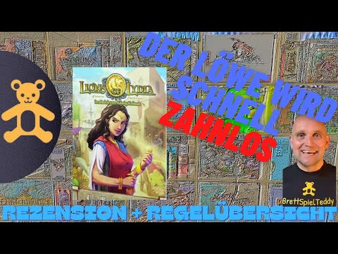 Lions of Lydia -Spiel -  Rezension + Regeln - Brettspiel Teddy - Board Games