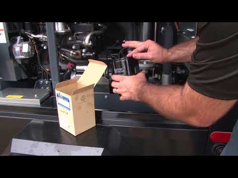 How to replace compressor hydraulic oil