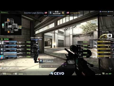 CLG vs compLexity Game 2 (CEVO-P CS:GO Season 8) - Misled & Dust