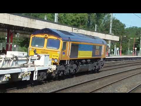 66708/66791 6x58 Hyde North - Carlisle Yard Engineers, Sun. 14th August 2022