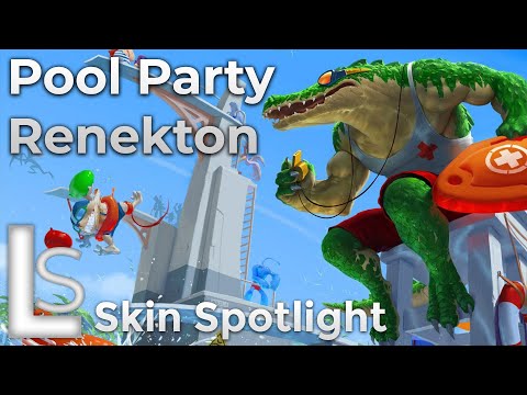 Pool Party Renekton - Skin Spotlight - Pool Party Collection - League of Legends