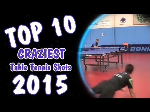 Top 10 Craziest Table Tennis Shots of 2015!